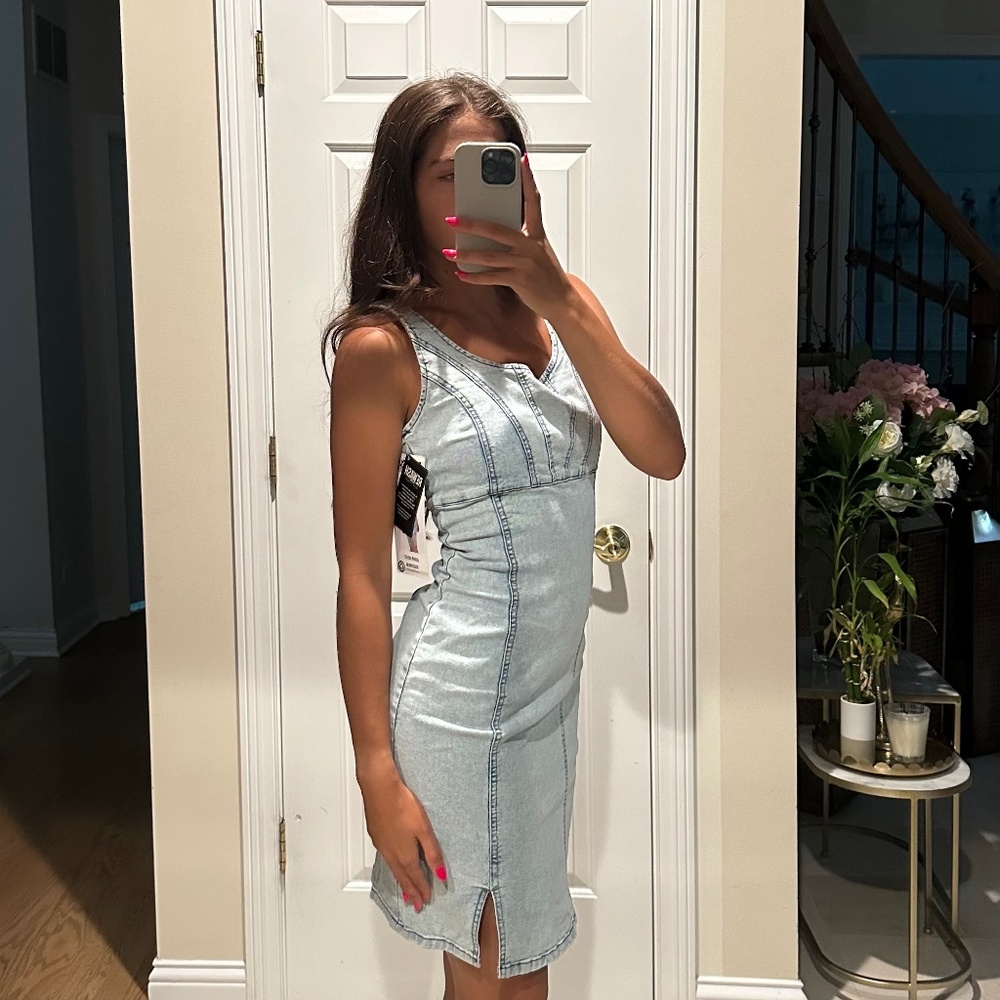 denim dress